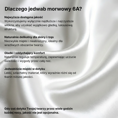 Komfortowa Jedwabna Maska