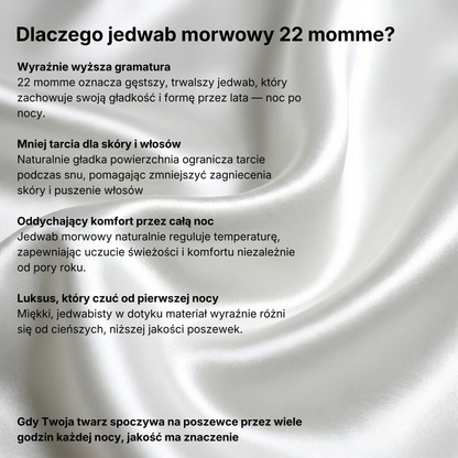 Luksusowa Jedwabna Poszewka